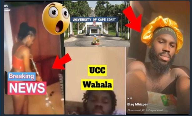 UCC University Student Blaq Mhizper Le@ked Atopa S£xTape Video