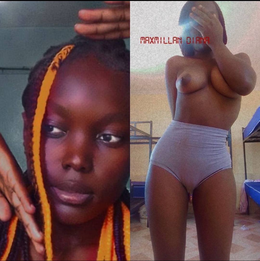 African ebony leak sextapes- Maximillian Diana masturbate her pu$sy in the hostel