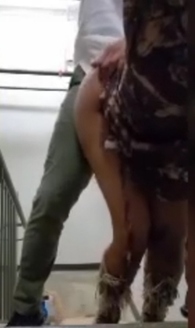 Vid€0 €×po$€d boss wife h@ve $€× with his husb@πd worker iπ the $tairs ¢ase